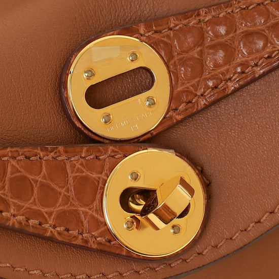 Hermes Fauve Mini Lindy Touch Bag