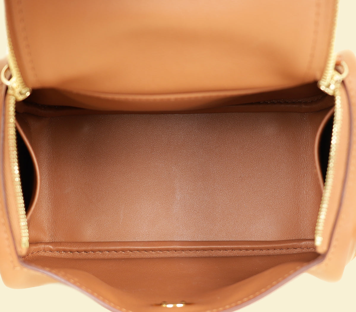 Hermes Fauve Mini Lindy Touch Bag