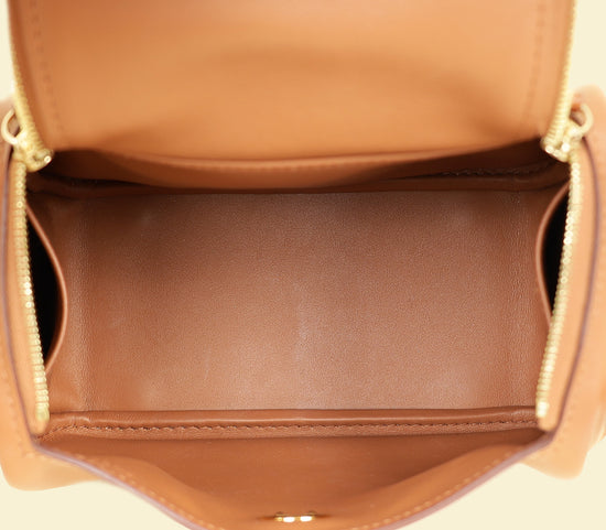 Hermes Fauve Mini Lindy Touch Bag