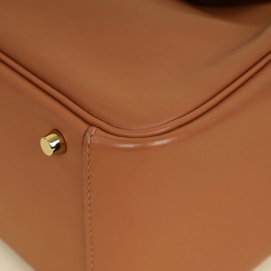 Hermes Fauve Mini Lindy Touch Bag