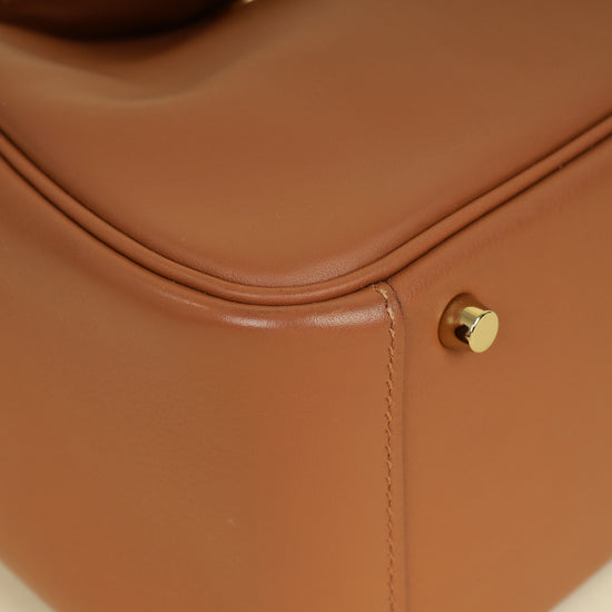 Hermes Fauve Mini Lindy Touch Bag