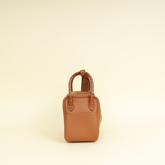 Hermes Fauve Mini Lindy Touch Bag
