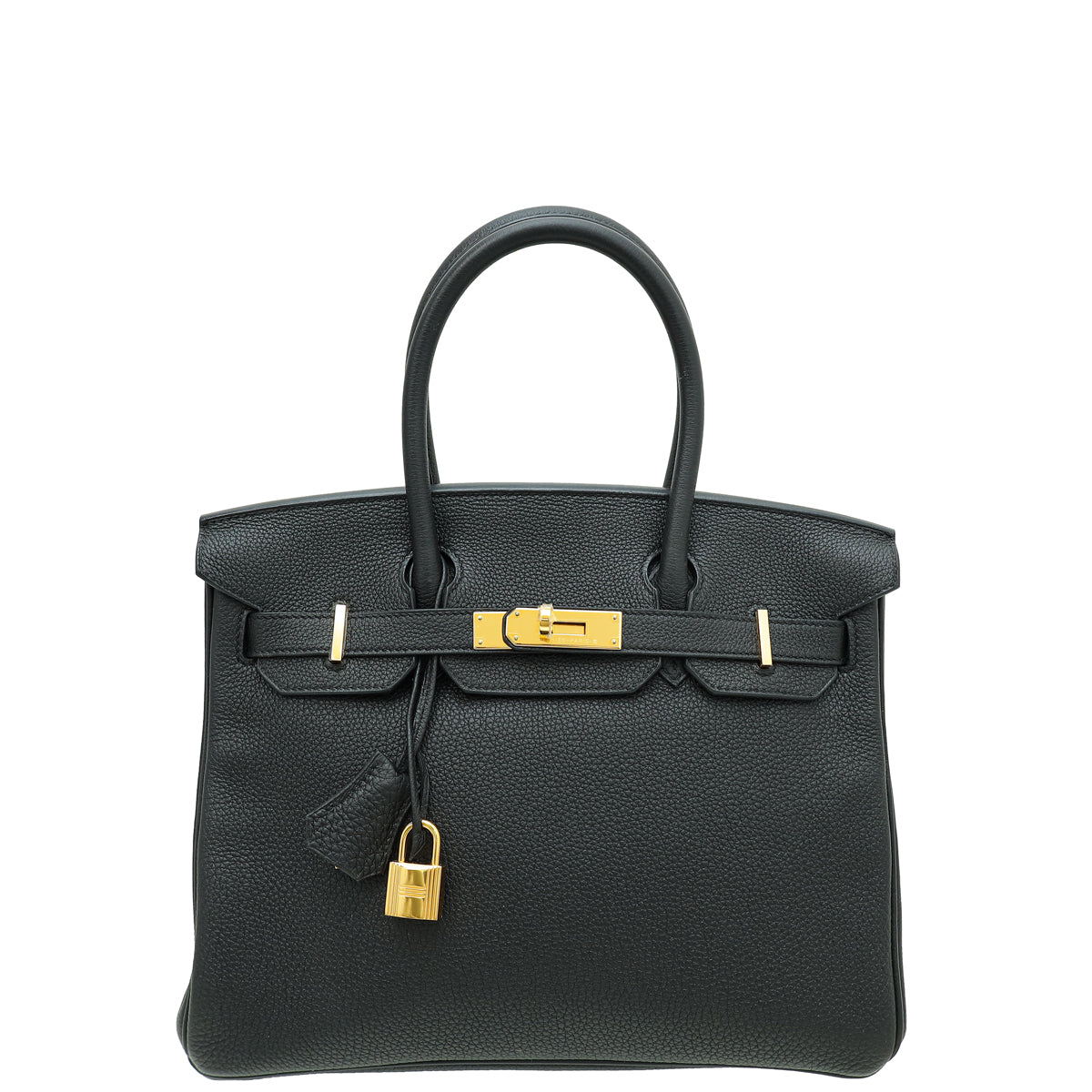 Hermes Noir Birkin 30 Bag-Hermes-THE CLOSET
