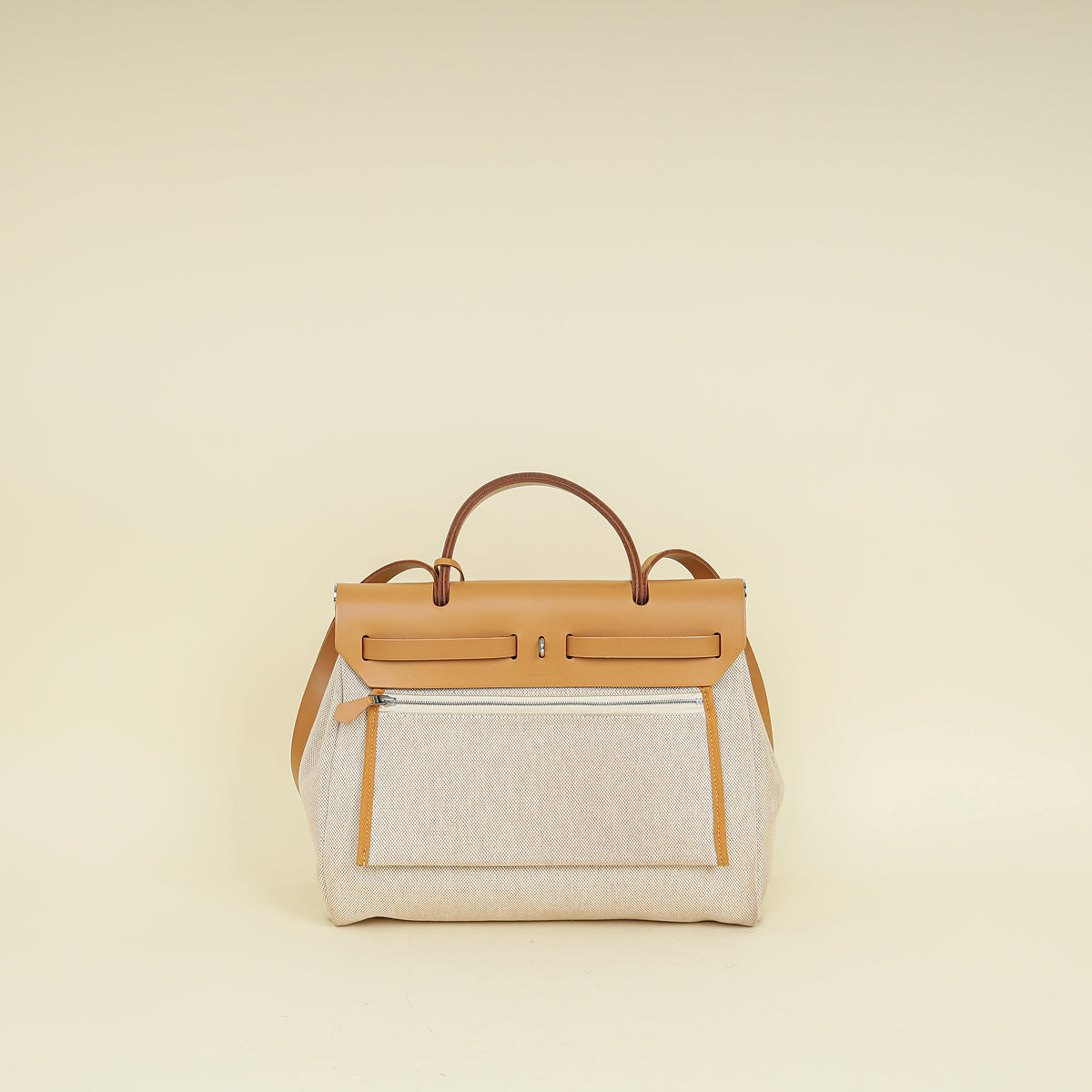 Hermes Naturel "Brides de Gala Desordre" Motif Herbag Zip 31 PM Bag