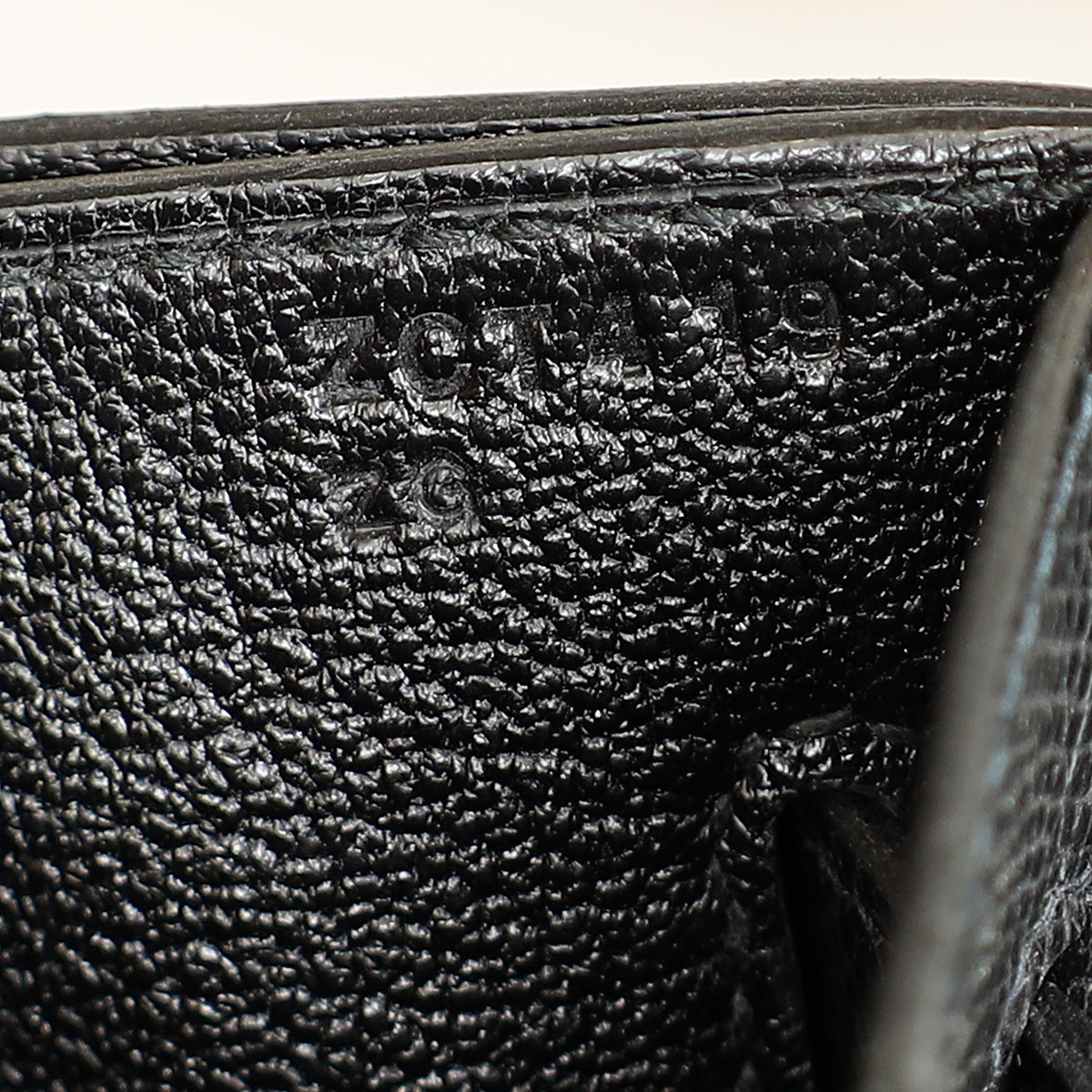 Hermes Noir Kelly Depeches 25 Bag