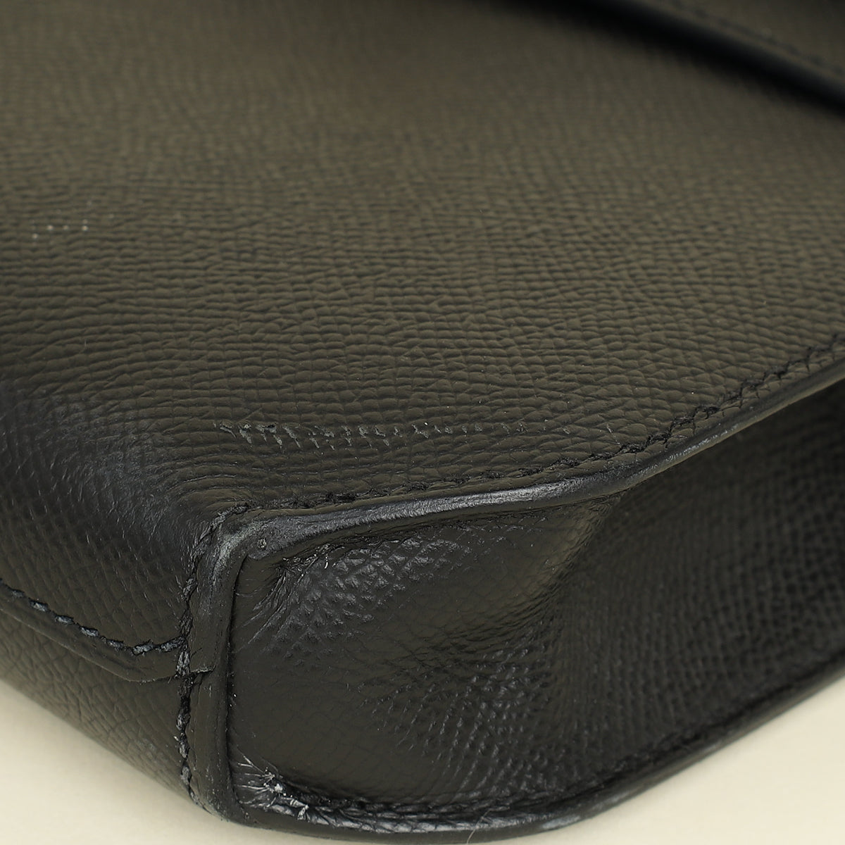 Hermes Noir Kelly Depeches 25 Bag