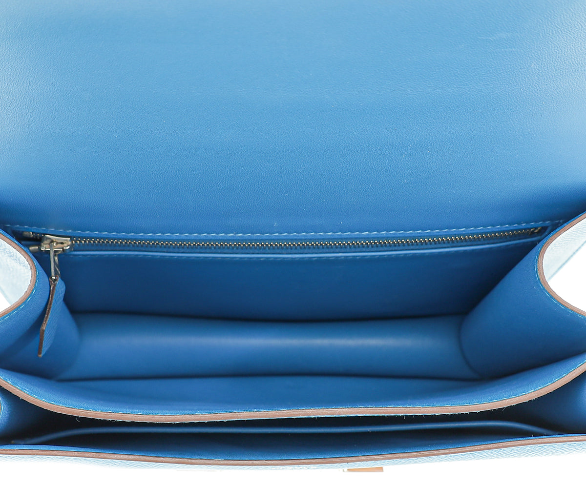 Hermes Bleu Izmir Constance 24 Bag