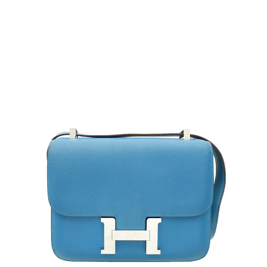 Hermes Bleu Izmir Constance 24 Bag