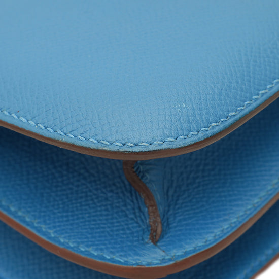 Hermes Bleu Izmir Constance 24 Bag