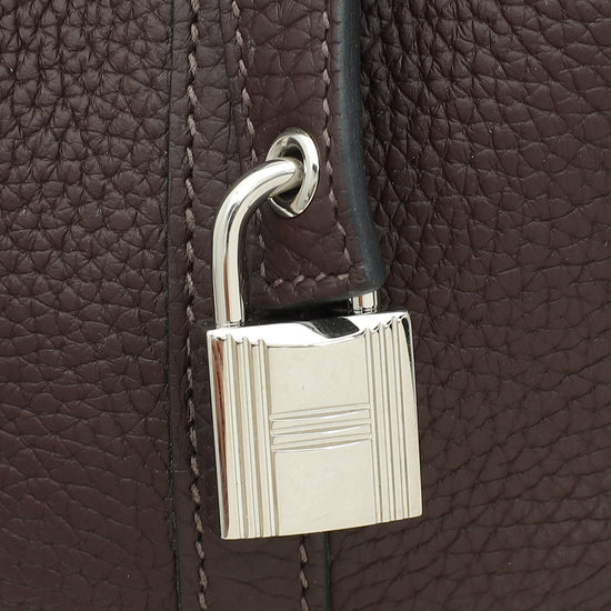 Hermes Rouge Sellier Picotin Lock 18 Bag