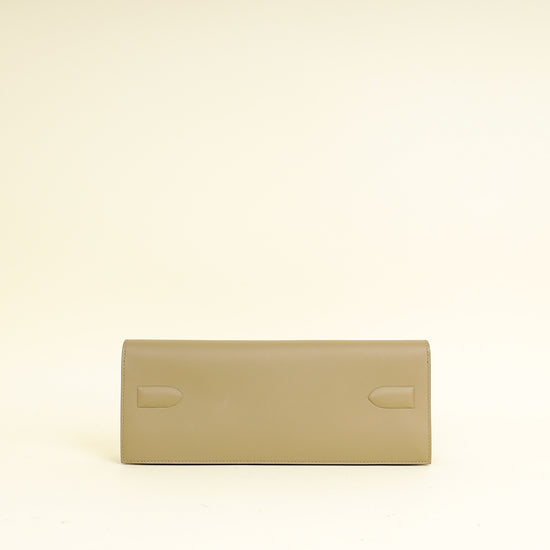Hermes Beige Marfa Birkin Shadow Clutch