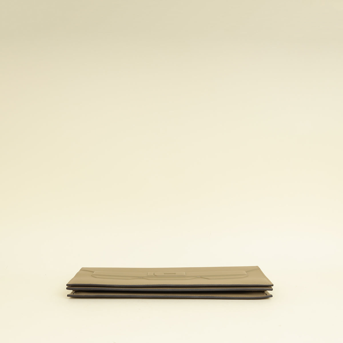 Hermes Beige Marfa Birkin Shadow Clutch