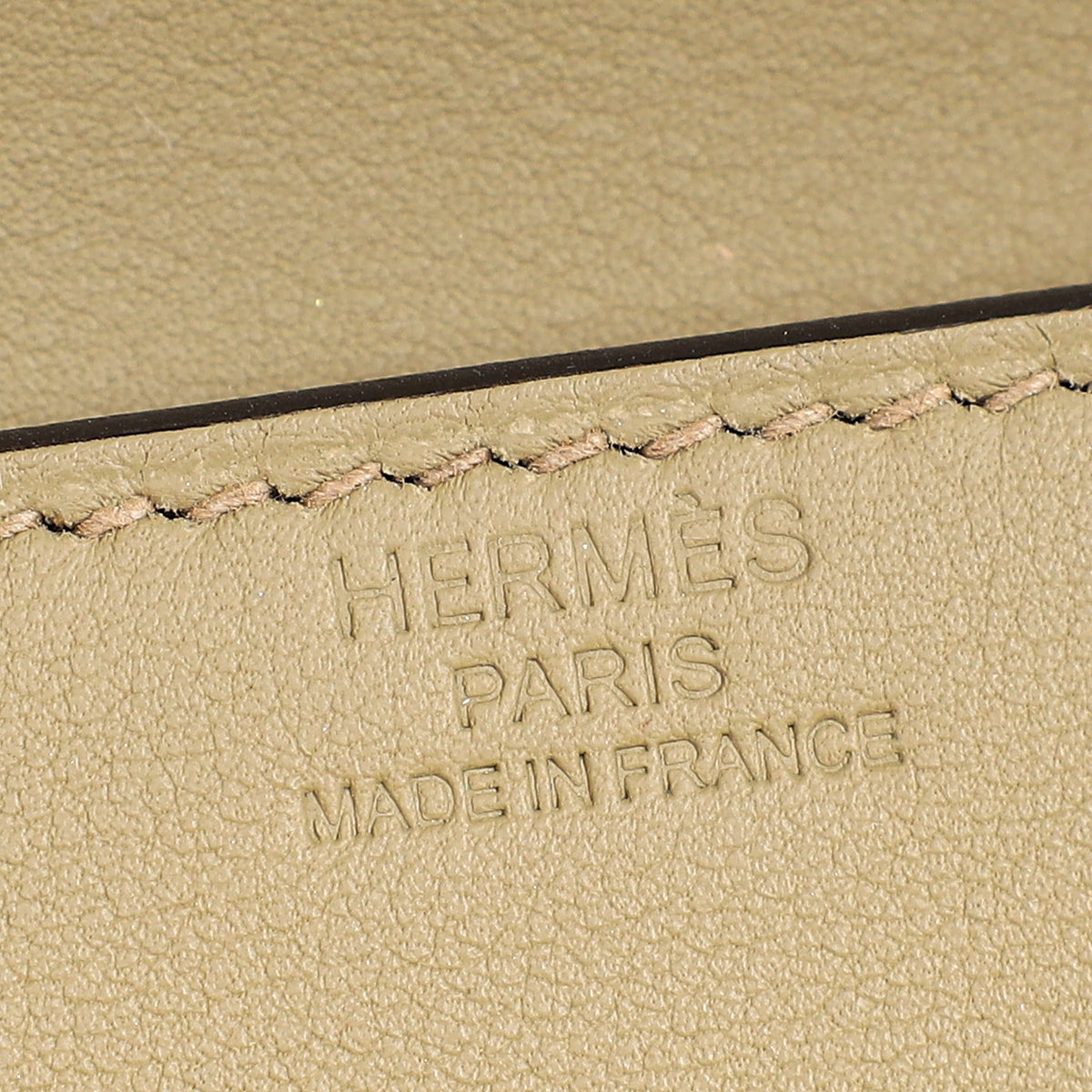 Hermes Beige Marfa Birkin Shadow Clutch