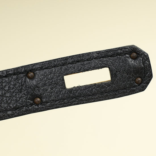 Hermes Noir Birkin 35 Bag