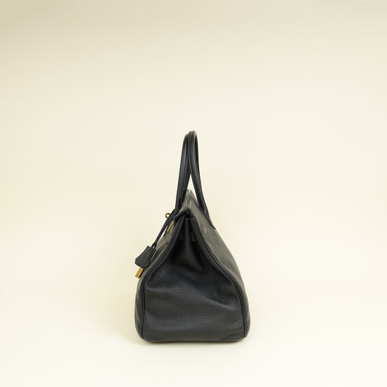 Hermes Noir Birkin 35 Bag