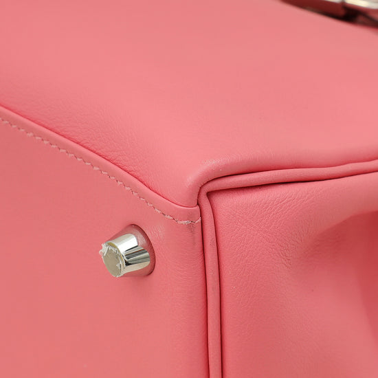 Hermes Rose Azalee Kelly 25 Retourne Bag-Hermes-THE CLOSET