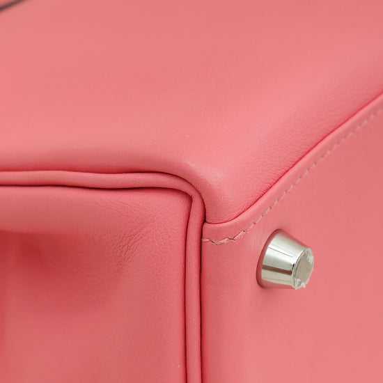 Hermes Rose Azalee Kelly 25 Retourne Bag-Hermes-THE CLOSET