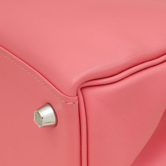 Hermes Rose Azalee Kelly 25 Retourne Bag-Hermes-THE CLOSET