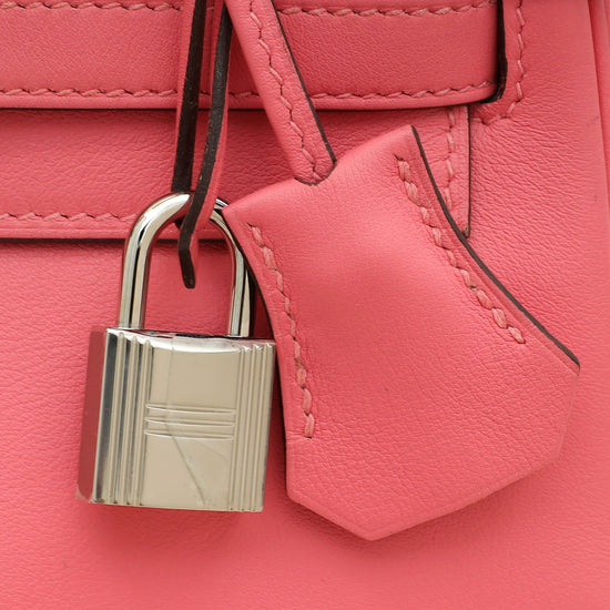 Hermes Rose Azalee Kelly 25 Retourne Bag-Hermes-THE CLOSET