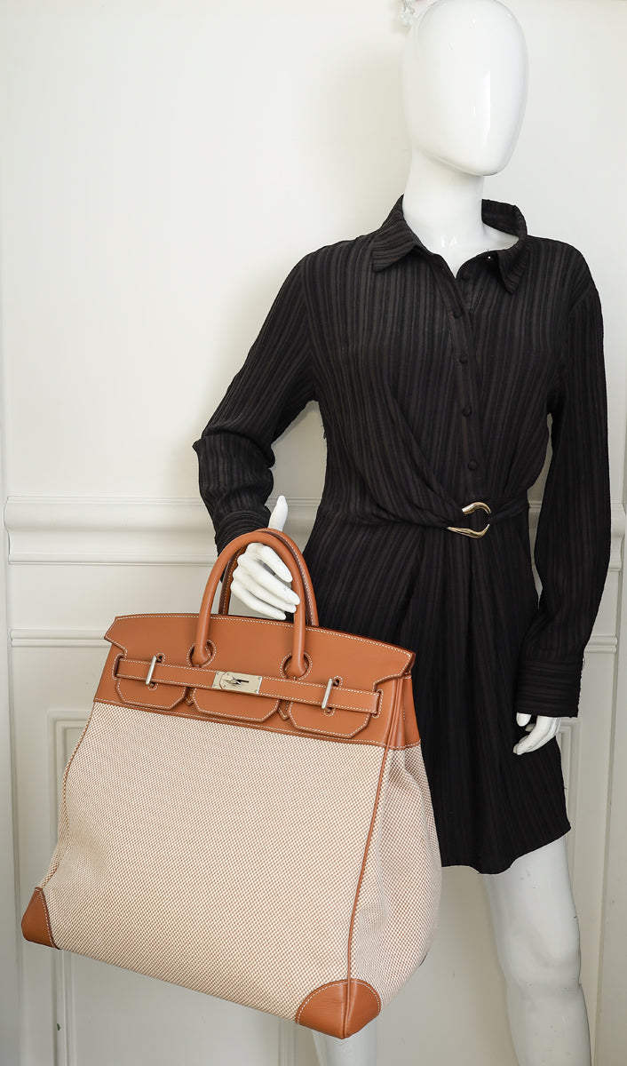 Hermes Bicolor Sac Hac Birkin 40 Evercolor Bag — image 14 of 14