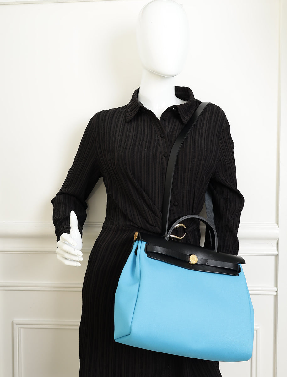 Hermes Bicolor Retourne Herbag Zip 31 PM Bag