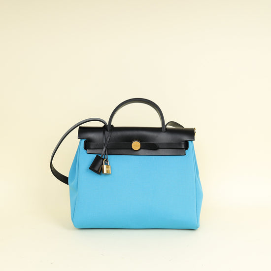 Hermes Bicolor Retourne Herbag Zip 31 PM Bag