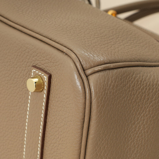 Hermes Etoupe Retourne Birkin 35 Bag-Hermes-THE CLOSET