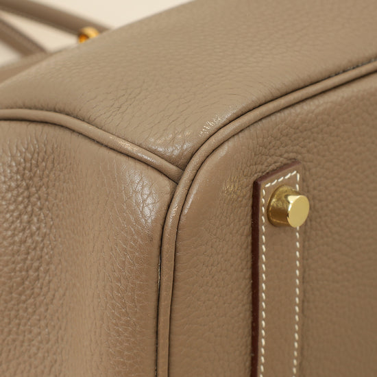 Hermes Etoupe Retourne Birkin 35 Bag-Hermes-THE CLOSET