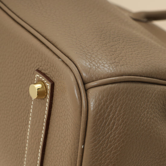 Hermes Etoupe Retourne Birkin 35 Bag-Hermes-THE CLOSET