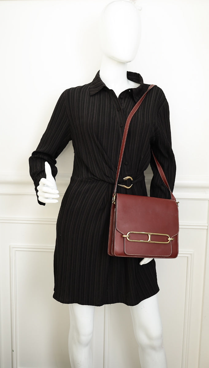 Hermes Rouge H Roulis 23 Bag