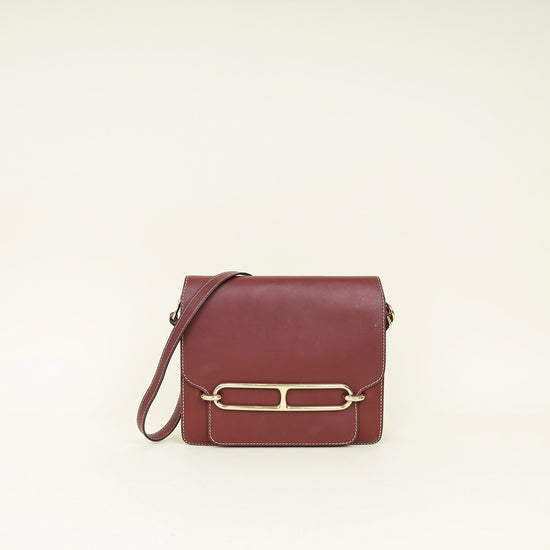 Hermes Rouge H Roulis 23 Bag