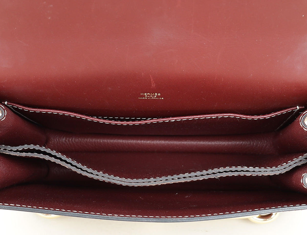 Hermes Rouge H Roulis 23 Bag
