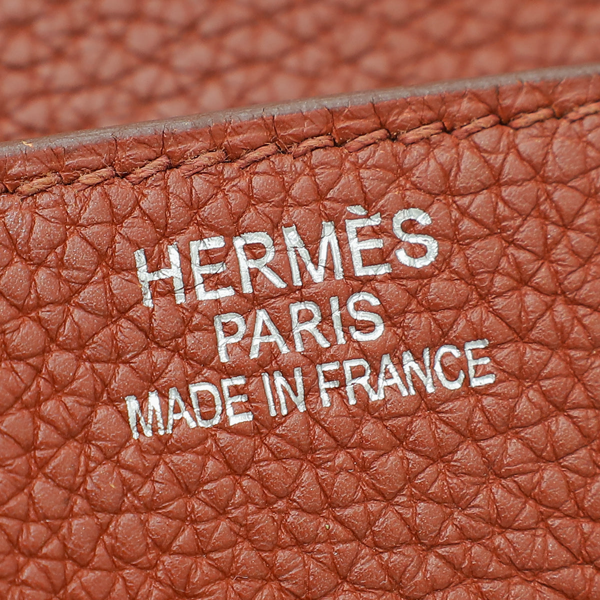 Hermes Cuivre Retourne Birkin 35 Bag