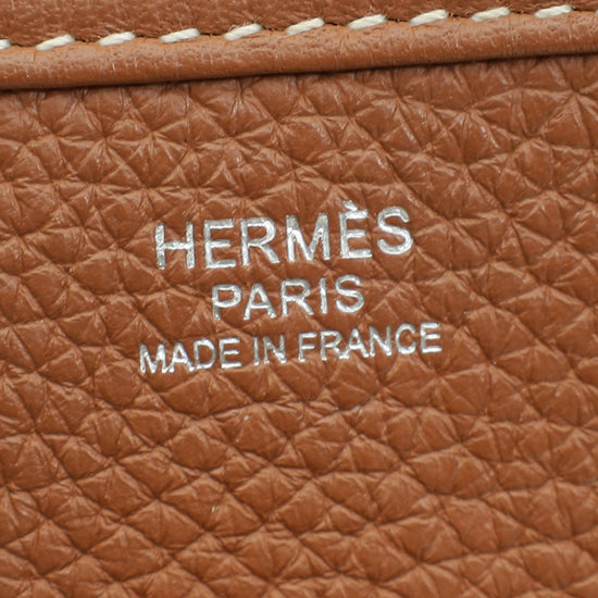 Hermes Gold Evelyne III PM Bag