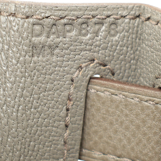 Hermes Gris Etain Sellier Kelly 28 Bag-Hermes-THE CLOSET