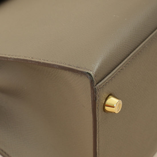 Hermes Gris Etain Sellier Kelly 28 Bag-Hermes-THE CLOSET