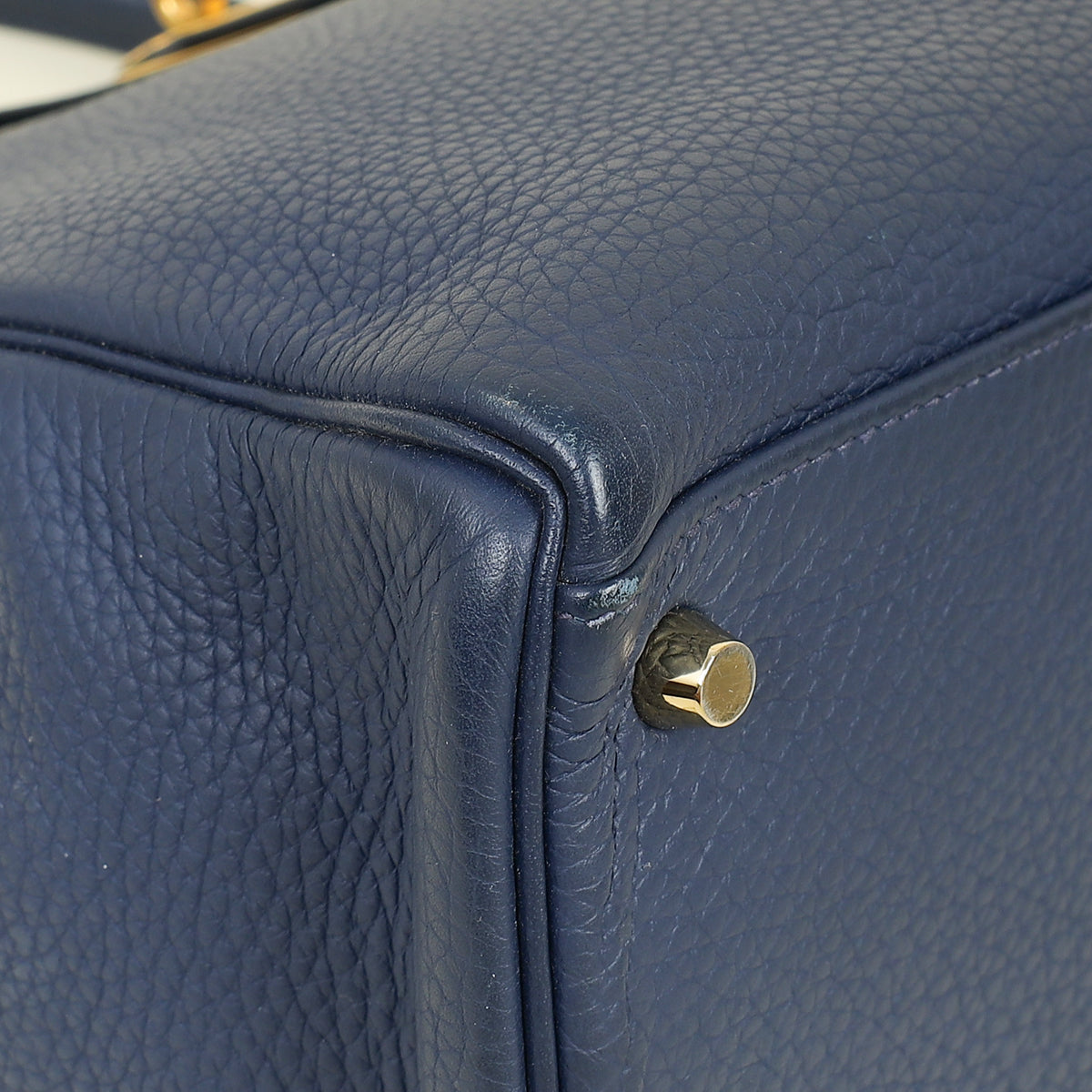 Hermes Bleu Indigo Retourne Kelly 35 Bag — image 6 of 13