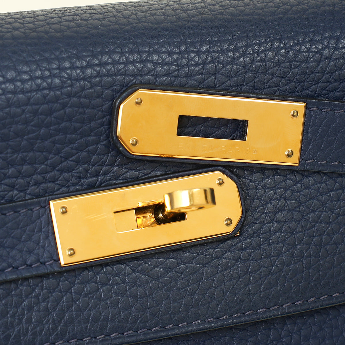 Hermes Bleu Indigo Retourne Kelly 35 Bag — image 9 of 13