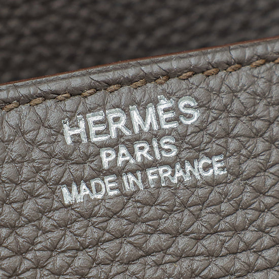 Hermes Etain Retourne Birkin 35 Bag