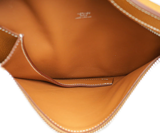 Hermes Gold Petite Course Bag-Hermes-THE CLOSET