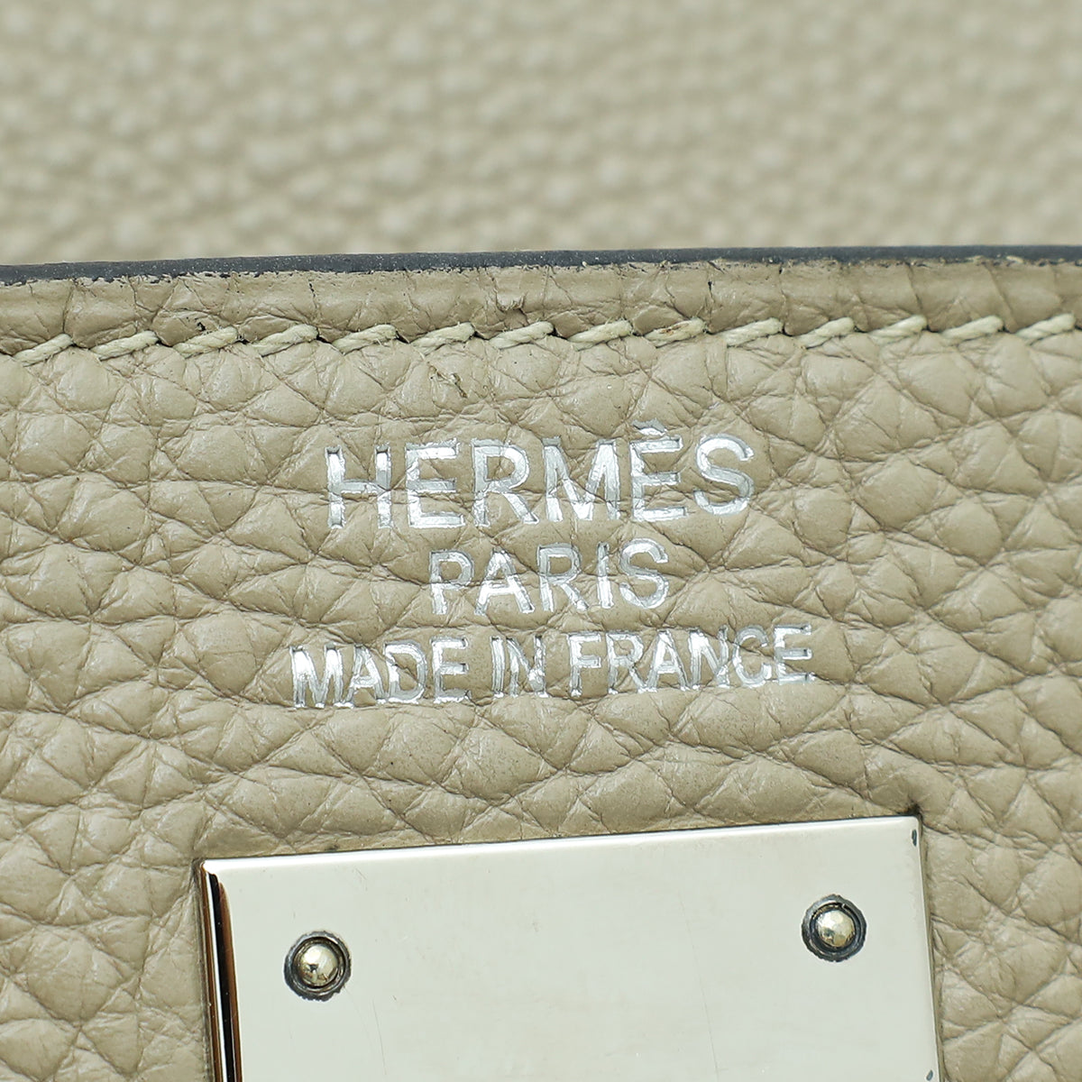 Hermes Gris Tourterelle Retourne Kelly 35 Bag