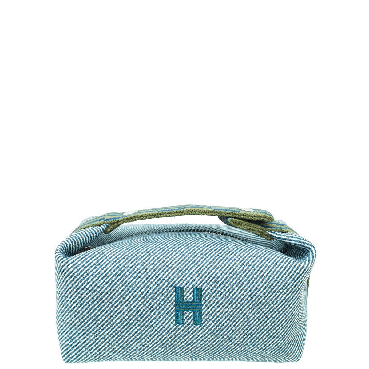 Load image into Gallery viewer, Hermes Blue Abysse Bride-A-Brac H Natte Small Model Case
