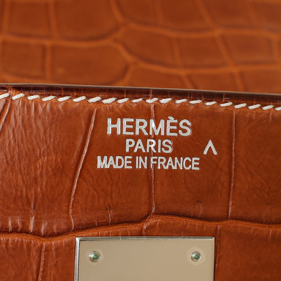 Hermes Matte Porosus Crocodile Birkin 40-Hermes-THE CLOSET