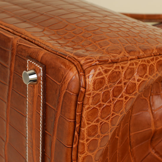 Hermes Matte Porosus Crocodile Birkin 40-Hermes-THE CLOSET