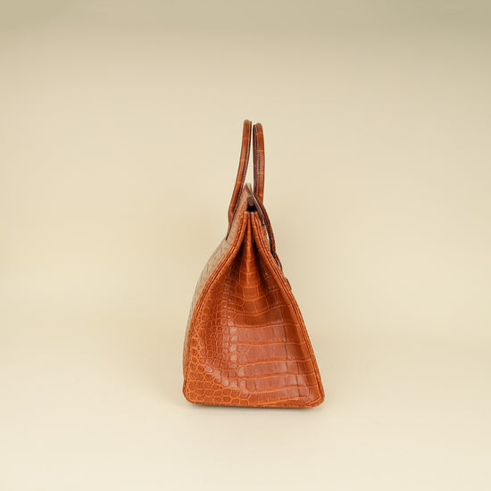 Hermes Matte Porosus Crocodile Birkin 40-Hermes-THE CLOSET