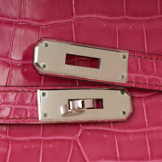 Hermes Shiny Porosus Crocodile Birkin 40-Hermes-THE CLOSET