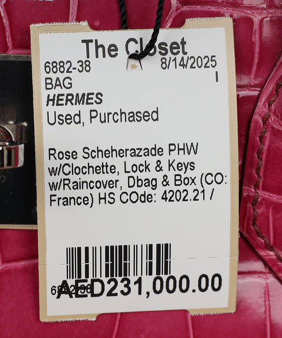 Hermes Shiny Porosus Crocodile Birkin 40-Hermes-THE CLOSET