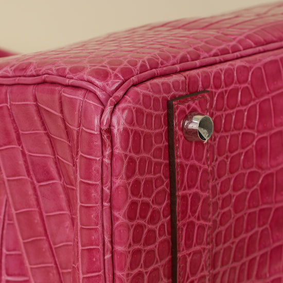 Hermes Shiny Porosus Crocodile Birkin 40-Hermes-THE CLOSET