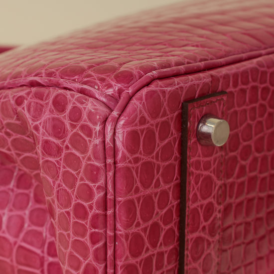 Hermes Shiny Porosus Crocodile Birkin 40-Hermes-THE CLOSET