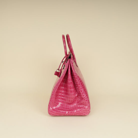 Hermes Shiny Porosus Crocodile Birkin 40-Hermes-THE CLOSET